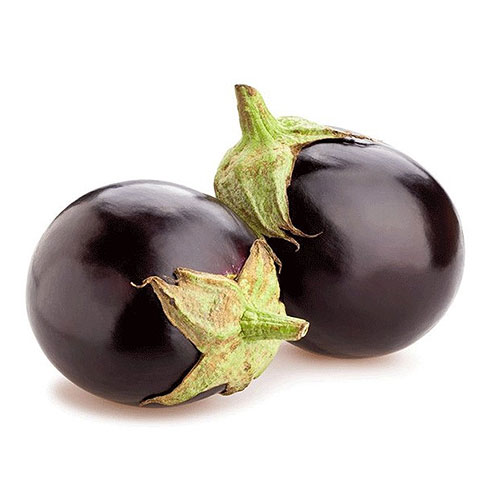 Round Black Eggplant