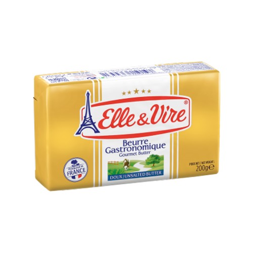 Elle & Vire 82% Unsalted Butter (Gold)