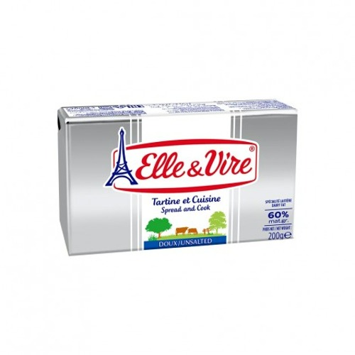 Elle & Vire Unsalted Butter (Silver)