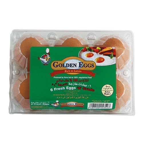 Golden Lutein Eggs 6 pcs