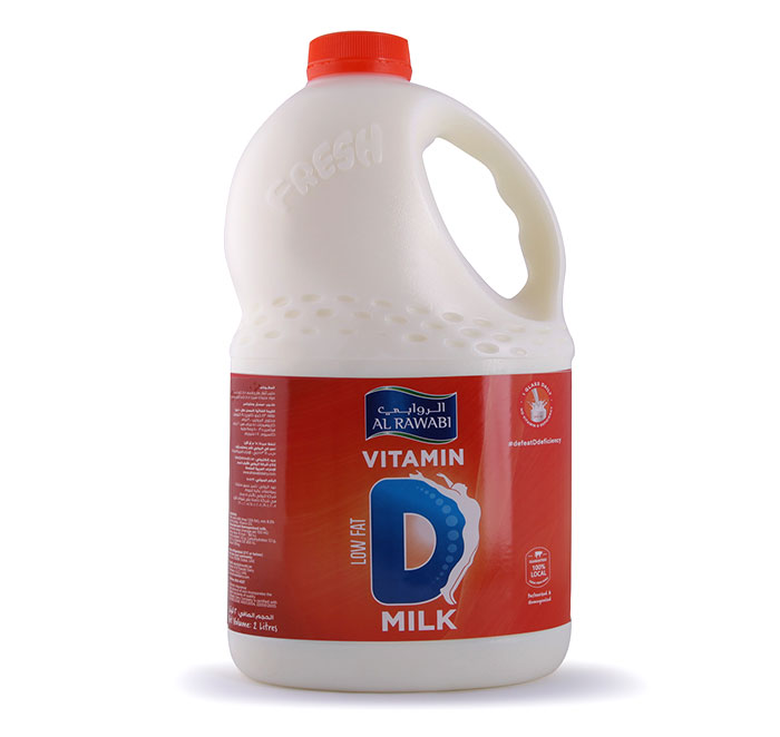 Vitamin D Low Fat Milk 2 Ltr
