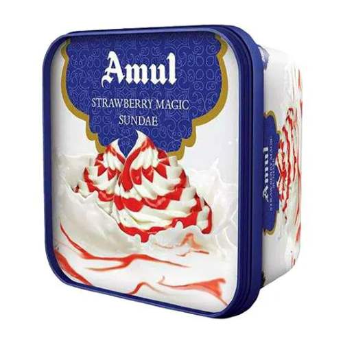 Amul Strawberry Magic Ice Cream
