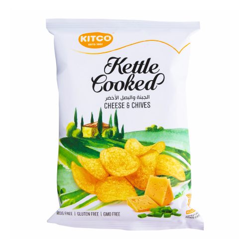 Kettle Cooked Cheese & Chives Chips 40g
