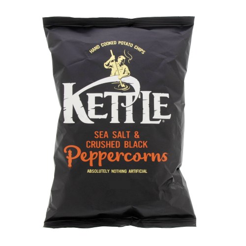 Kettle Cooked Seasalt & Black pepper Chips 40g