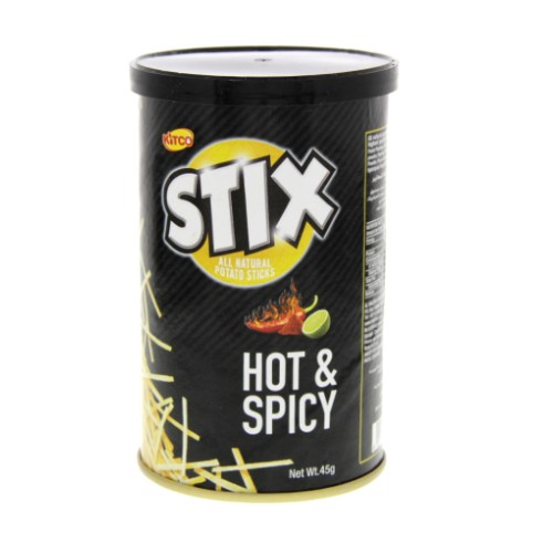 Kitco Stix Hot & Spicy Potato Sticks 45g