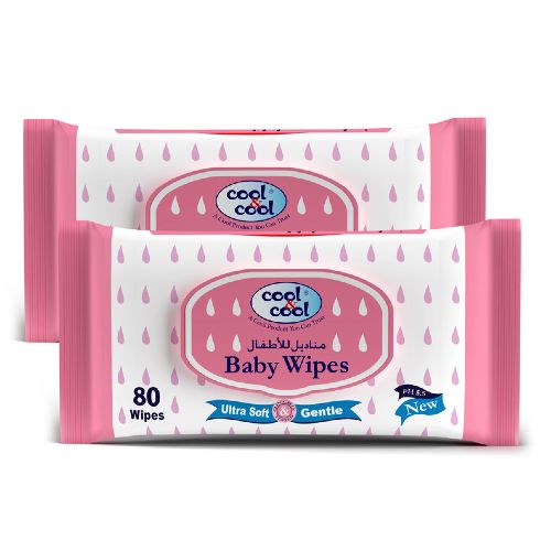 Baby Wipes 80's - Twin Pack