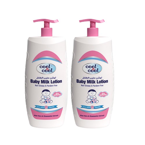 Baby Milk Lotion 500ml Twin Pack