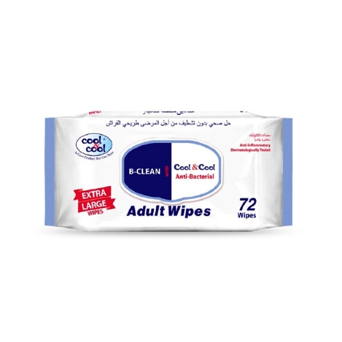 Adult Cleaning Wipes 72's