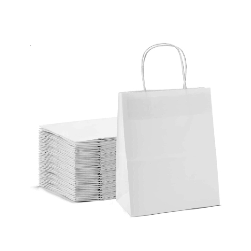 Small White Paper Bags (Pack Of 10)