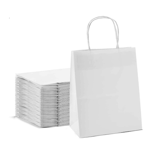 Large White Paper Bags (Pack Of 50)
