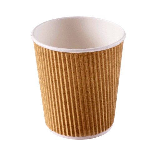 Disposable Brown Coffee Cups 4 oz