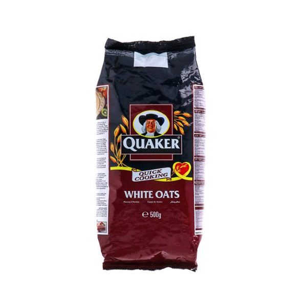 Quacker Quick Cooking White Oats 500g