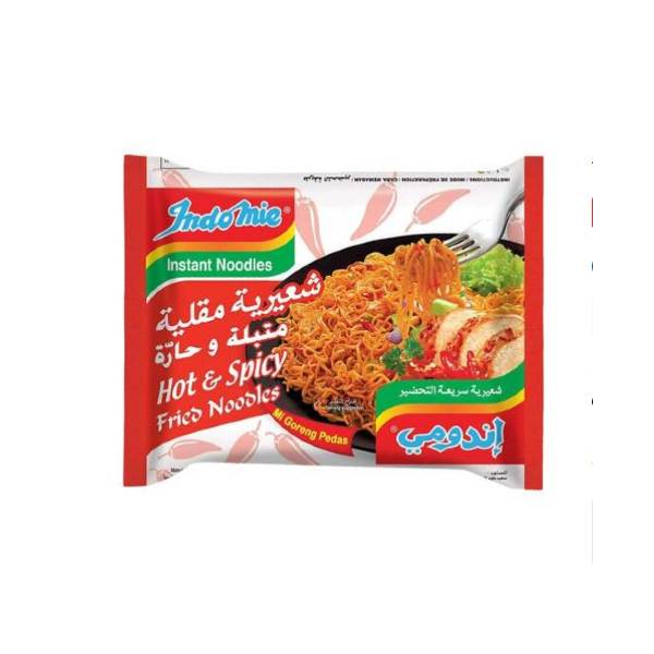 Indomie Instant Hot and Spicy Noodles 75g