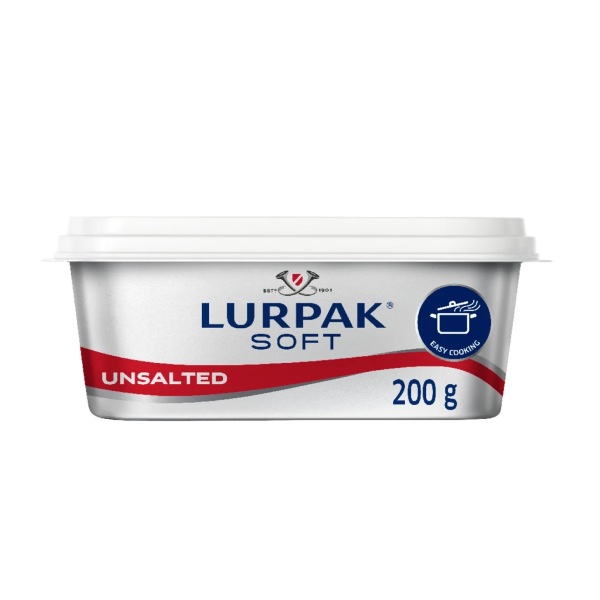 Lurpak Unsalted Soft Butter 200g