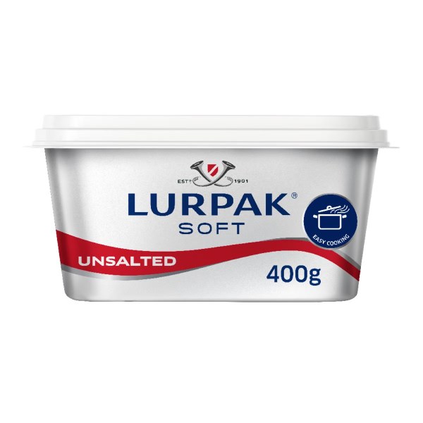 Lurpak Unsalted Soft Butter 400g