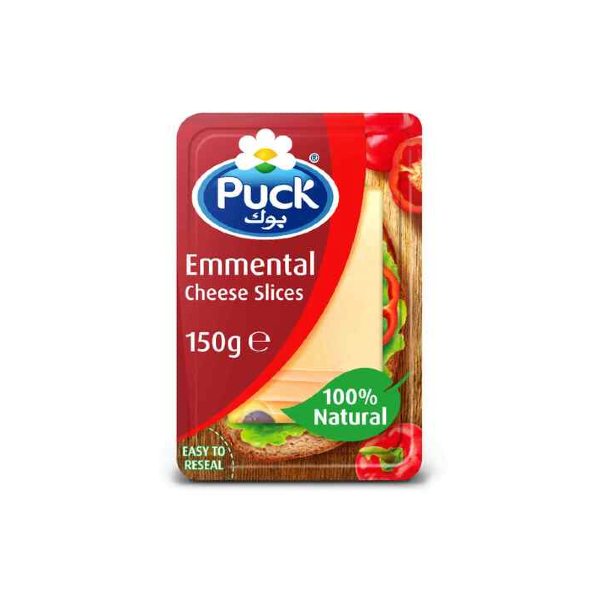 Puck Emmental Natural Cheese Slices 150g