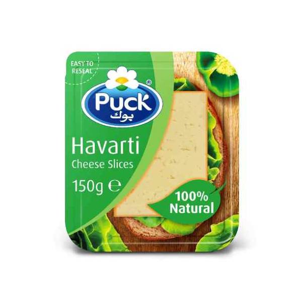 Puck Havarti Natural Cheese Slices 150g