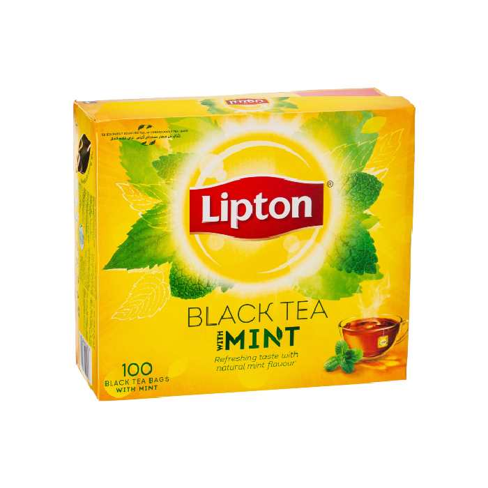 Lipton Mint Flavoured Black Teabags