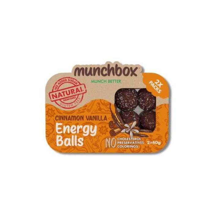 Munchbox Cinnamon & Vanilla Energy Balls 80g