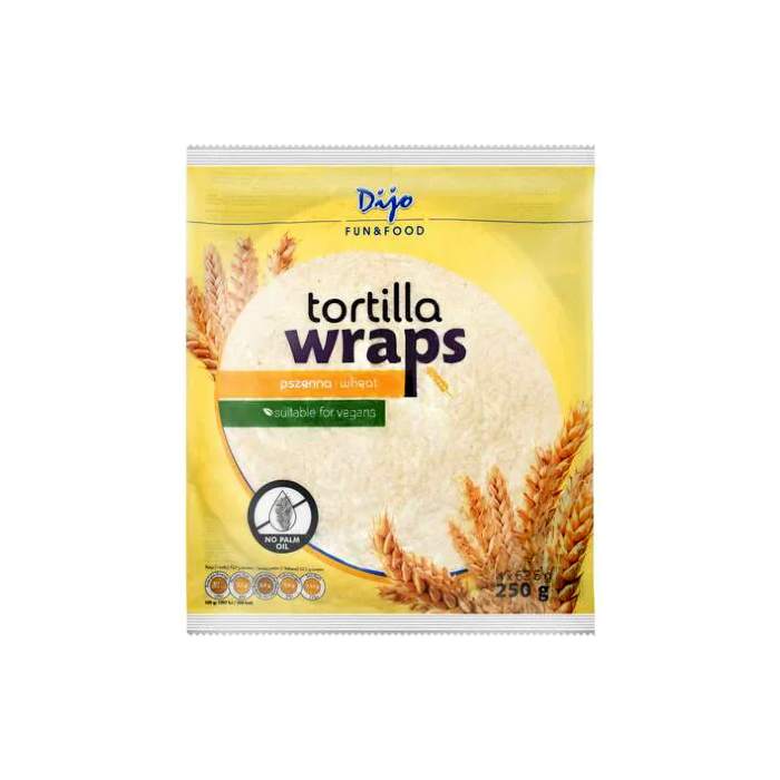 Dijo Tortilla Wheat Wraps 250g