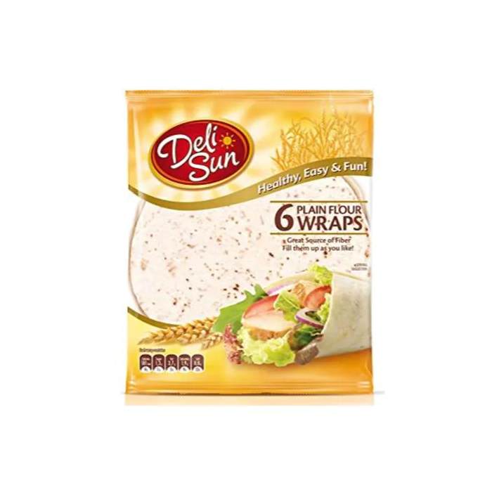 Deli Sun Plain Flour Wrap Tortilla 360g
