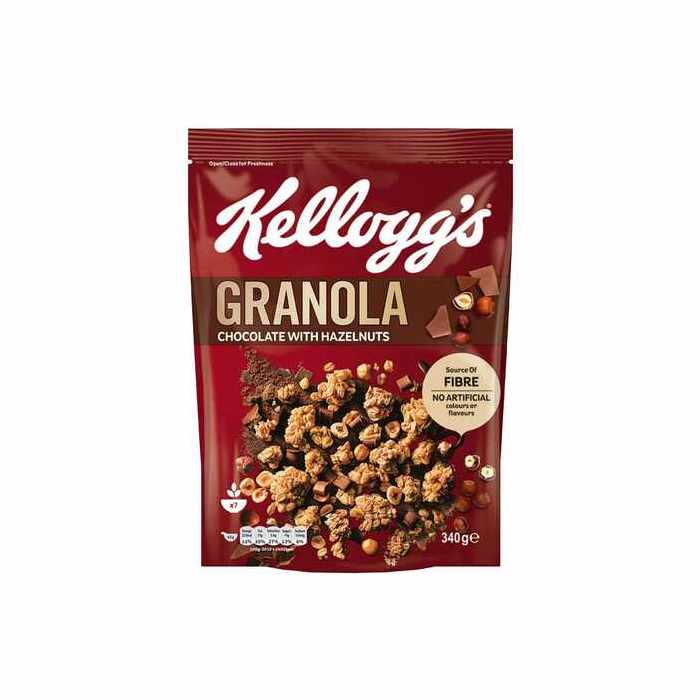 Kellogg's Granola Chocolate With Hazelnuts 340g