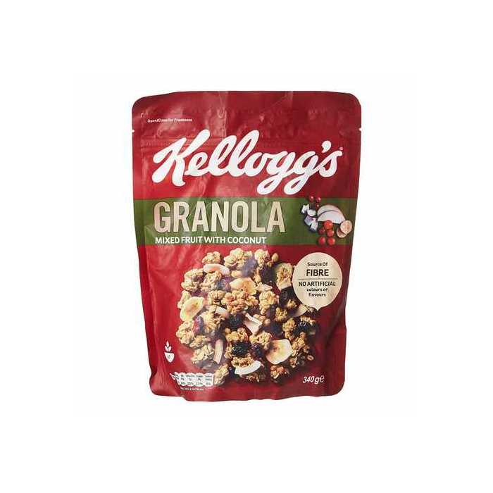 Kellogg's Granola Mixed Fruit With Coconut 340g