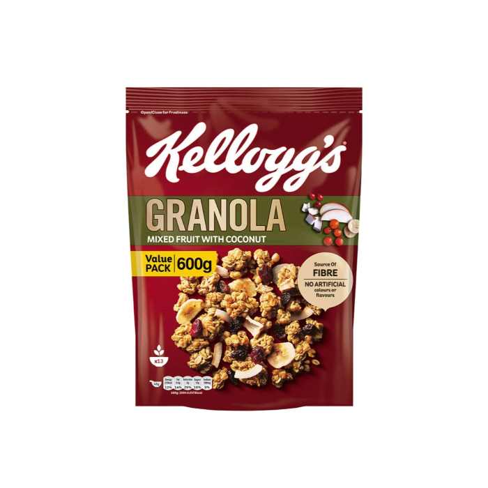 Kellogg's Granola Mixed Fruit With Coconut 600g