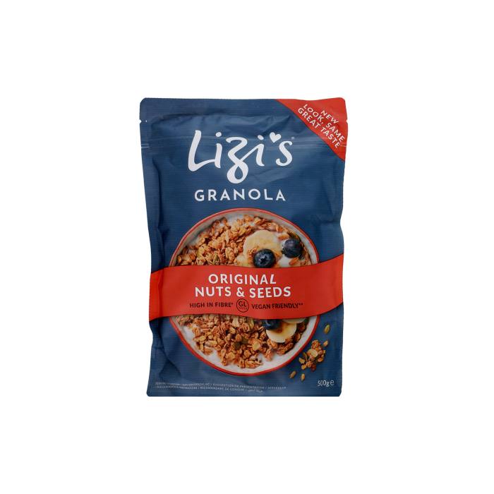 Lizi's Granola Original Wholegrain Cereal 500g