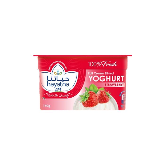 Hayatna Strawberry Set Yoghurt 140g
