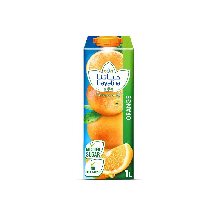 Hayatna UHT Pure Orange Juice 1L