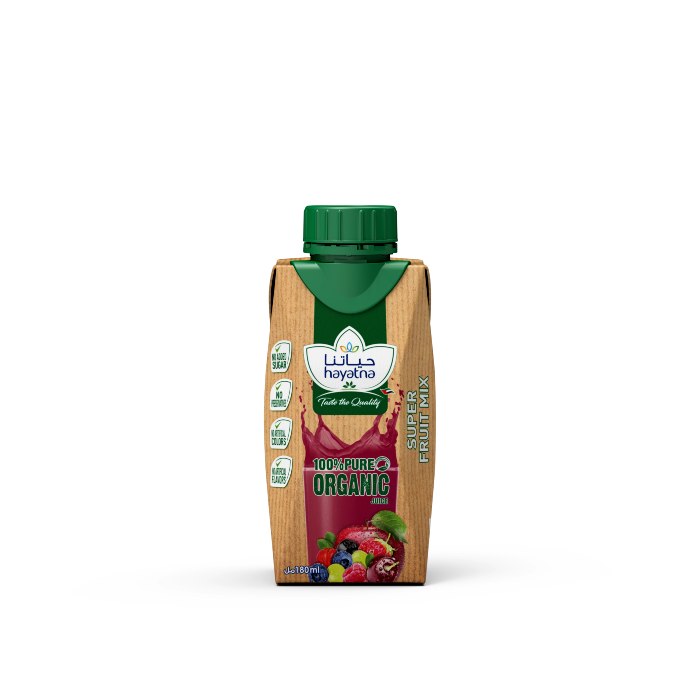 Hayatna Organic UHT Super Fruit Juice 180ml
