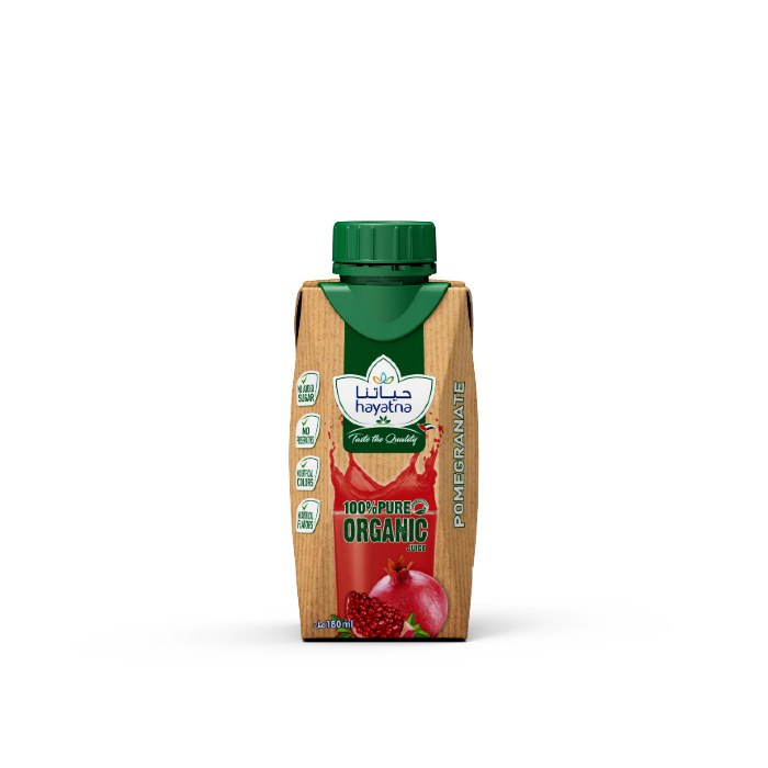 Hayatna Organic UHT Pomegranate Juice 180ml