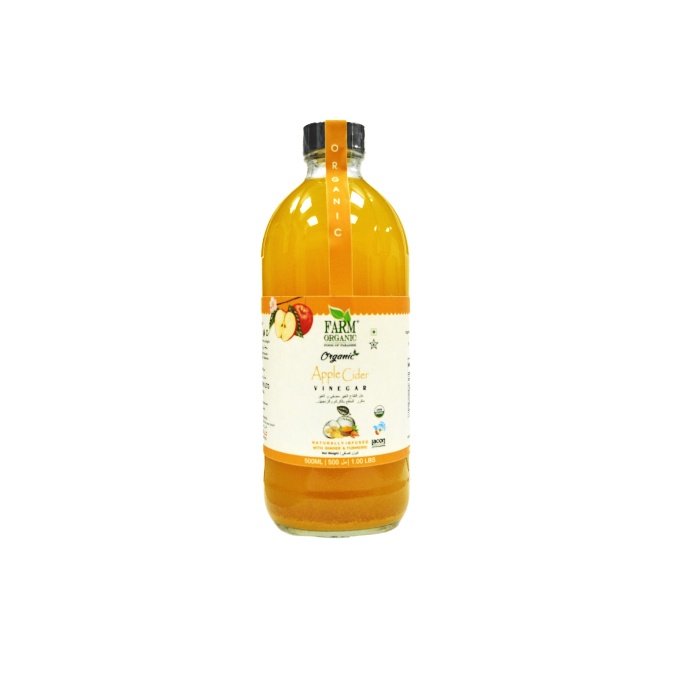 Farm Organic Apple Cider Vinegar Infused with Ginger 
& Turmeric