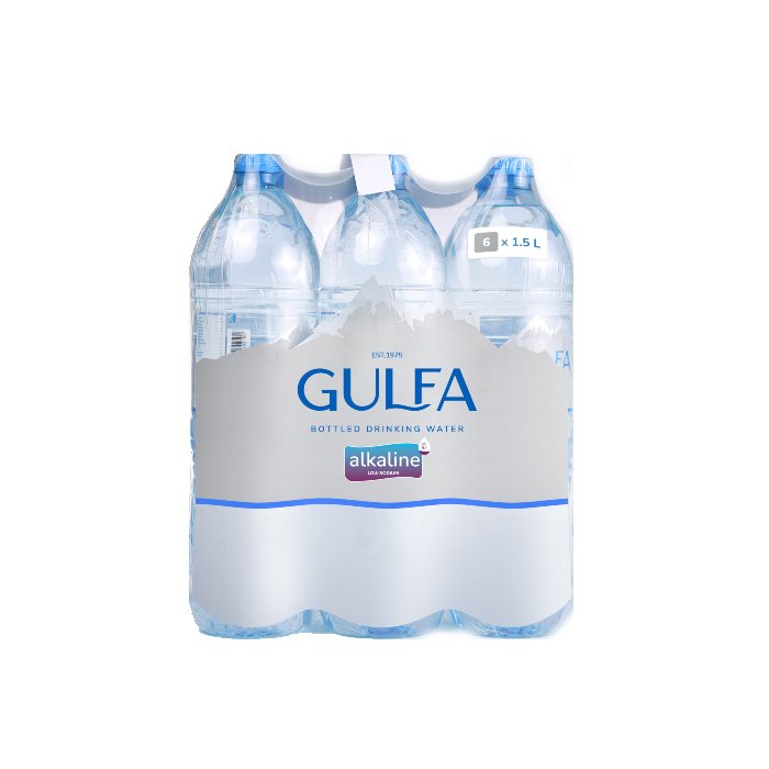 Gulfa Alkaline Water Bottle 1.5L x 6