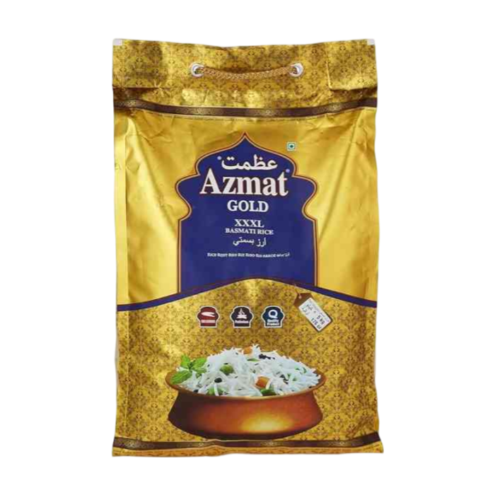 Azmat Gold XXXL Steam Basmati Rice 5kg